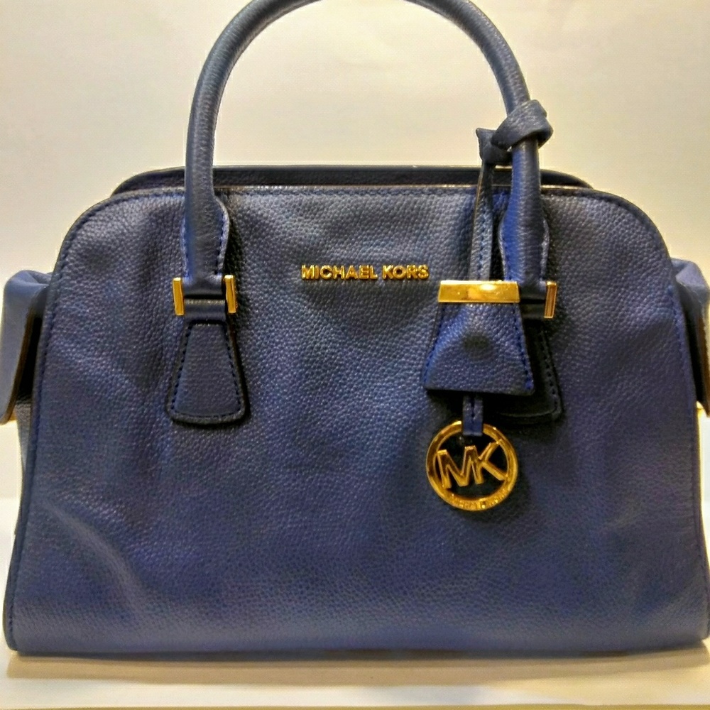 Michael Kors Royal Blue Medium Purse 100% Leather